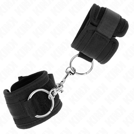 Kink - Cinturini Per Polsi Neri Regolabili 18-35 Cm X 6 Cm
