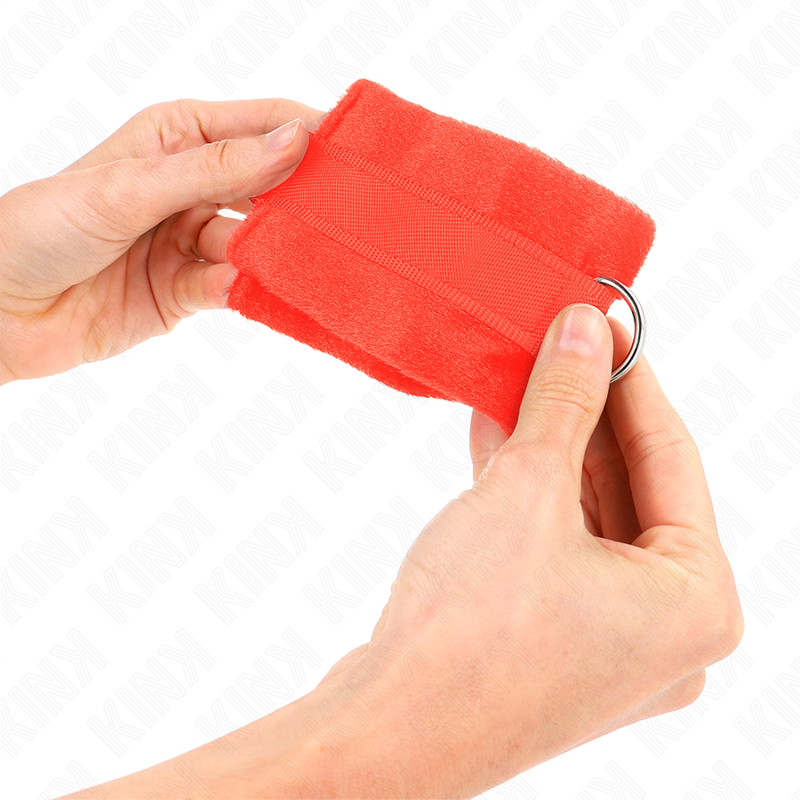 Kink - Manette In Pelliccia Per Principianti Rosse 30 X 7 Cm