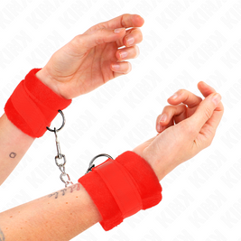 Kink - Manette In Pelliccia Per Principianti Rosse 30 X 7 Cm