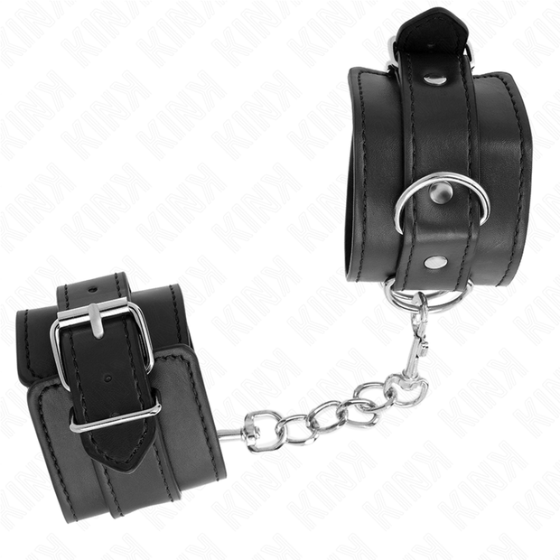Kink - Semplici Fermapolsi Neri Regolabili 20-23 Cm X 5,5 Cm
