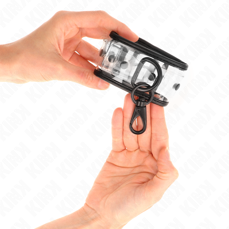 Kink - Polsini Trasparenti Regolabili 18-30 Cm X 5,5 Cm