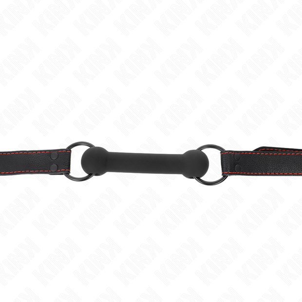 Kink - Bandaia In Osso Con Cinturino In Similpelle Nero Regolabile 41-57 Cm