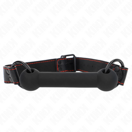 Kink - Bandaia In Osso Con Cinturino In Similpelle Nero Regolabile 41-57 Cm