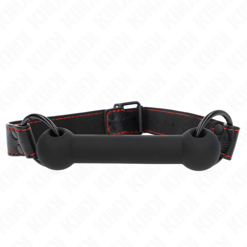 Kink - Bandaia In Osso Con Cinturino In Similpelle Nero Regolabile 41-57 Cm