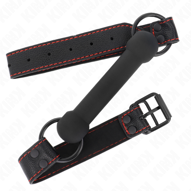 Kink - Bandaia In Osso Con Cinturino In Similpelle Nero Regolabile 41-57 Cm