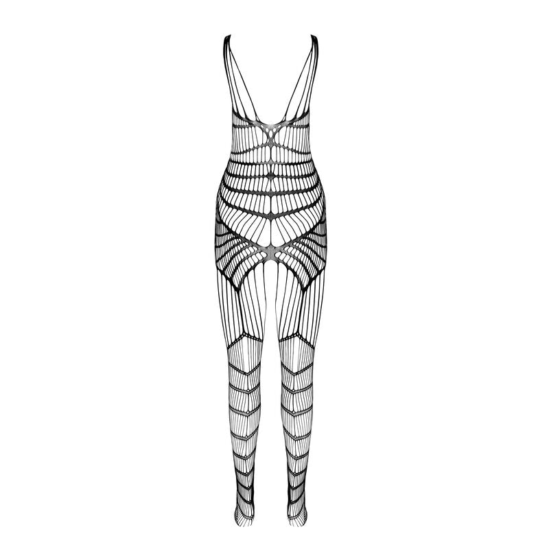 Passion - Bs 102 Bodystocking Bianco Taglia Unica