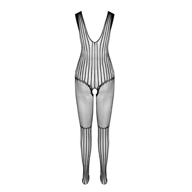 Passion - Bs 103 Bodystocking Bianco Taglia Unica