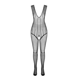 Passion - Bs 103 Bodystocking Nero Taglia Unica