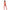 Passion - Bs 103 Bodystocking Rosso Taglia Unica