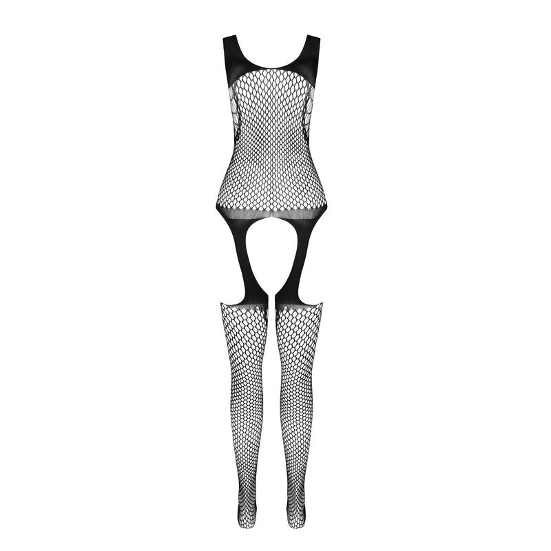 Passion - Bs 104 Bodystocking Nero Taglia Unica