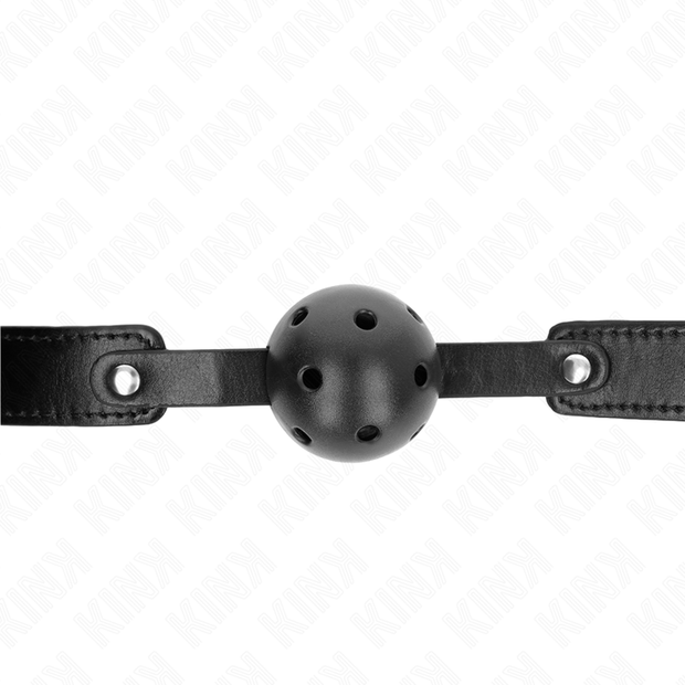 Kink - Palla Traspirante Nera 4,5 Cm Bavaglio 65 X 2,5 Cm