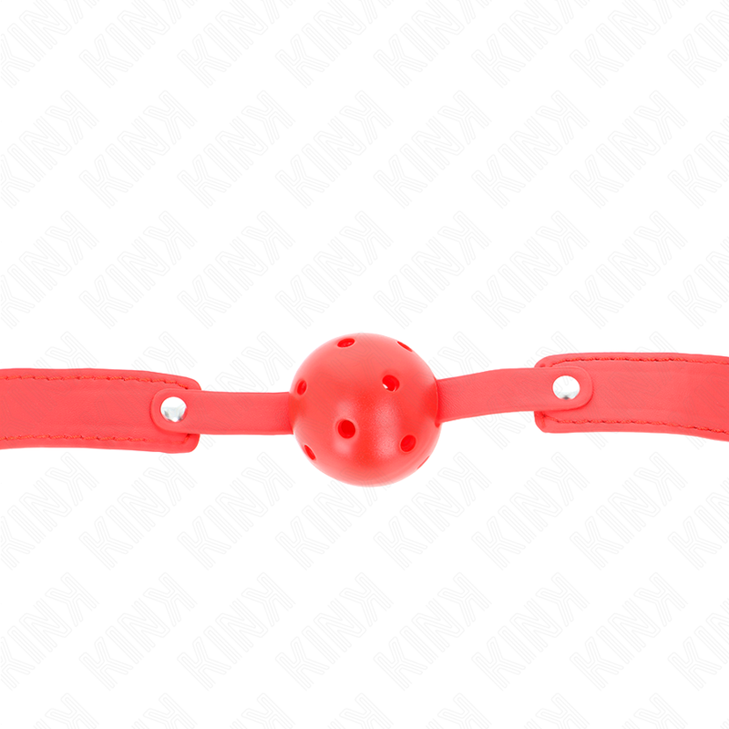 Kink - Palla Traspirante Rossa 4,5 Cm Bavaglio 65 X 2,5 Cm