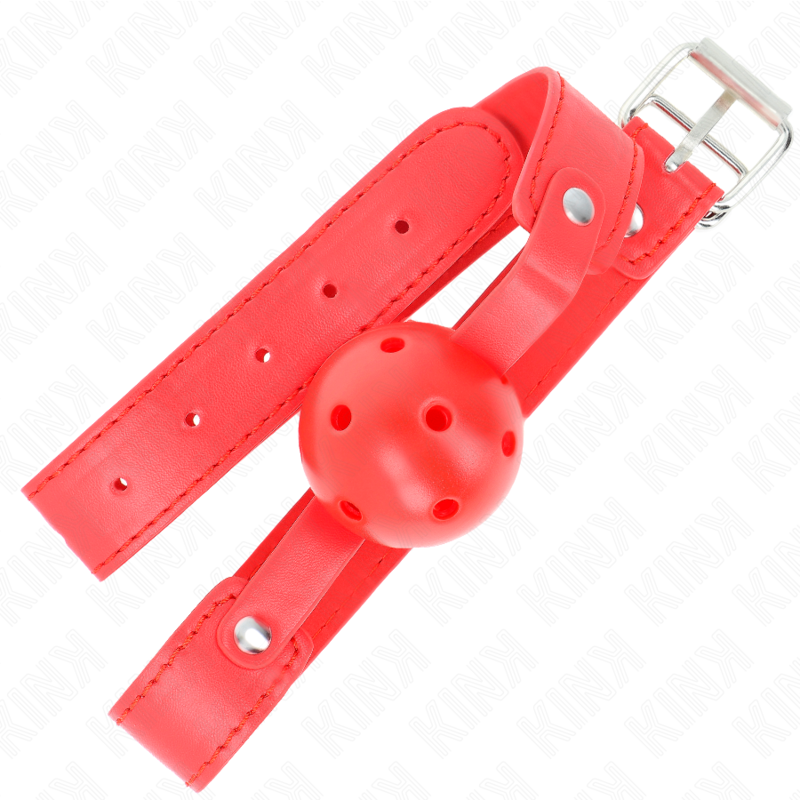 Kink - Palla Traspirante Rossa 4,5 Cm Bavaglio 65 X 2,5 Cm