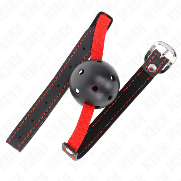 Kink - Bavaglio A Bocca Rigida 4,5 Cm Con Cintura Elastica 56 X 1,5 Cm