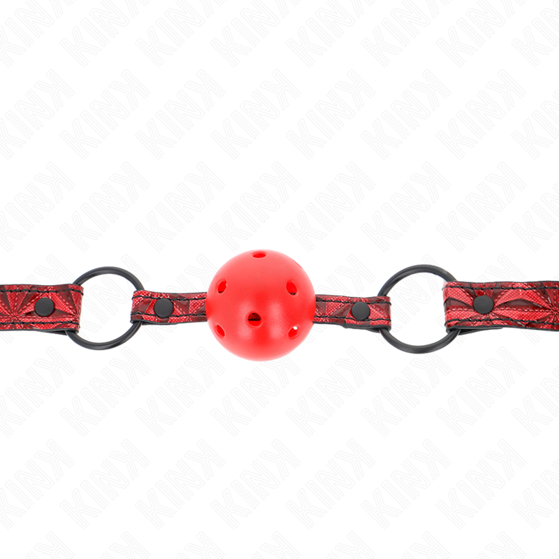 Kink - Palla A Forma Di Diamante 4,5 Cm Bavaglio Modello 1 64,5 Cm Regolabile 42-60 Cm