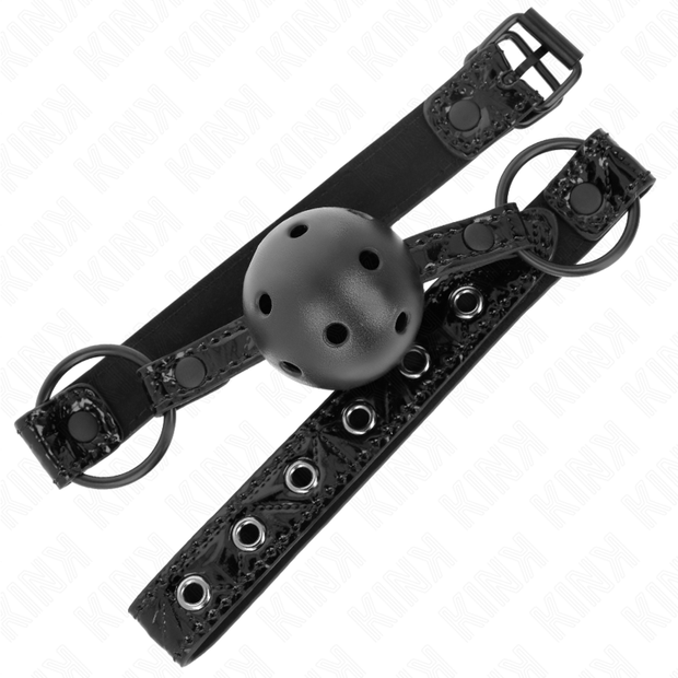 Kink - Palla A Forma Di Diamante 4,5 Cm Bavaglio Modello 3 64,5 Cm Regolabile 42-60 Cm