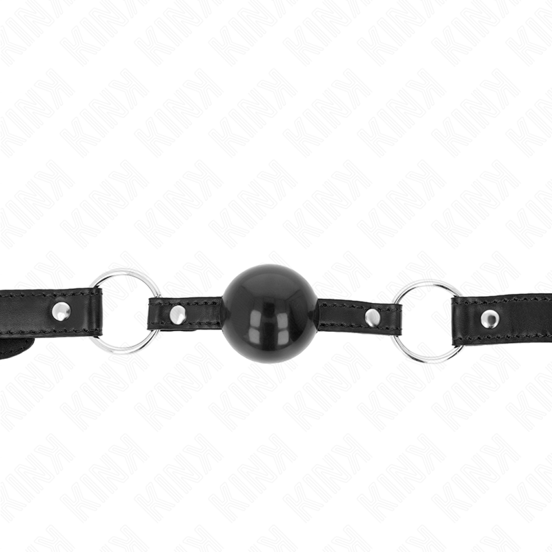 Kink - Palla In Tpe Nera 4 Cm Bavaglio 60 X 2 Cm
