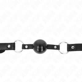 Kink - Palla In Tpe Nera 4 Cm Bavaglio 60 X 2 Cm