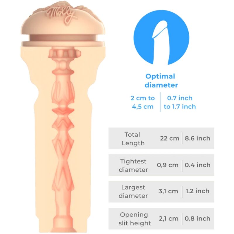 Kiiroo - Senti Molly Stewart Stroker Collezione Kiiroo Stars