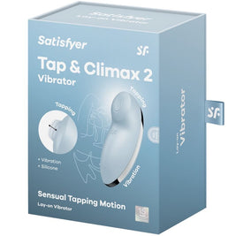 Satisfyer - Tap &Amp; Climax 2 Vibratore E Stimolatore Blu