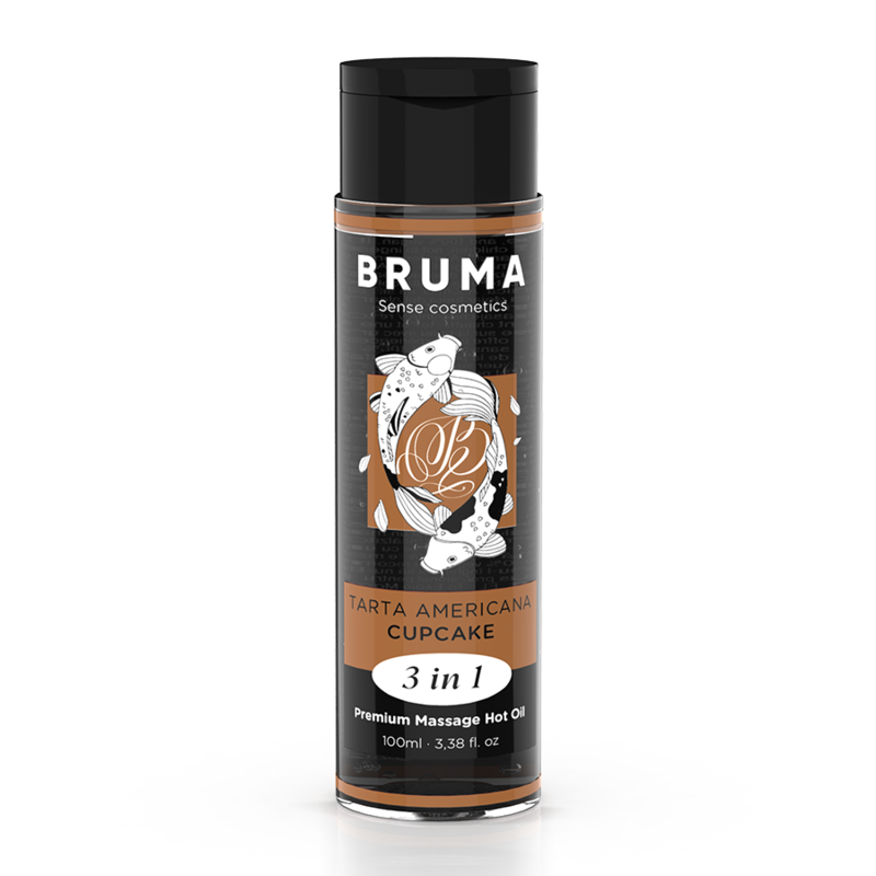 Bruma Olio da Massaggio Effetto Calore Sapore Cupcake 100ml