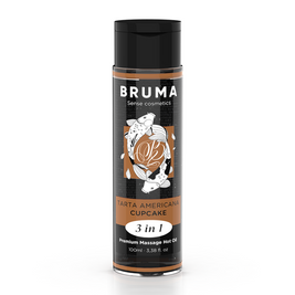 Bruma Olio da Massaggio Effetto Calore Sapore Cupcake 100ml