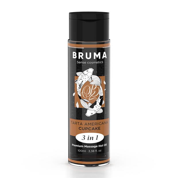 Bruma Olio da Massaggio Effetto Calore Sapore Cupcake 100ml