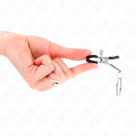 Kink - Morsetto Per Capezzolo Con Anello Di Tenuta 6 Cm