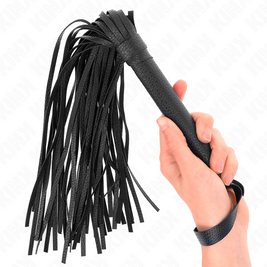 Kink - Frusta Con Perline Blu Scuro 43,5 Cm