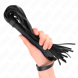 Kink - Frusta Con Perline Blu Scuro 43,5 Cm