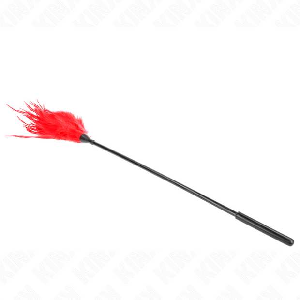 Kink - Piume Multiple Rosse Tickle 45 Cm