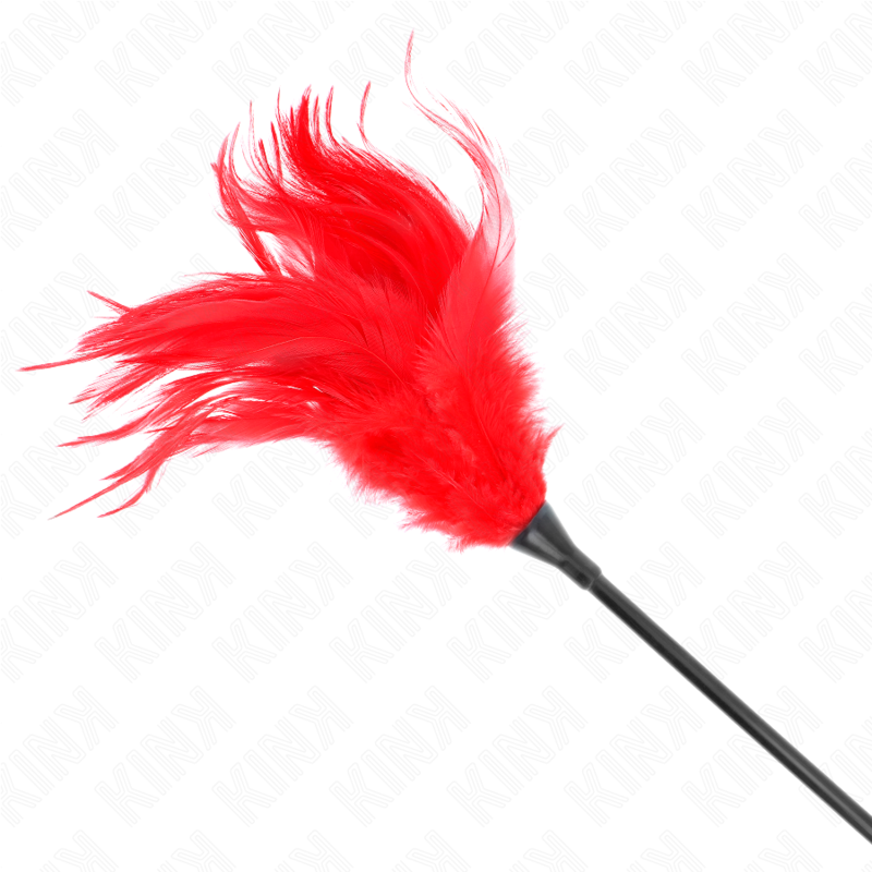 Kink - Piume Multiple Rosse Tickle 45 Cm