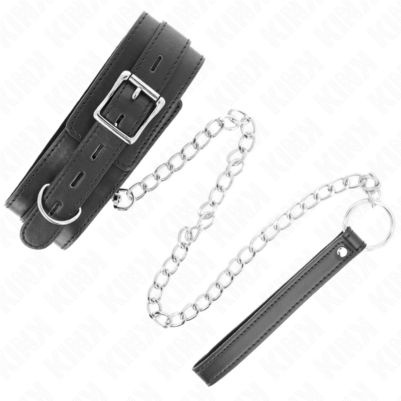 Kink - Collare Con Cintura 65 Cm Con Cinturino Nero 54 X 4,5 Cm