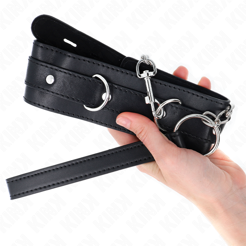 Kink - Collare Con Cintura 65 Cm Con Cinturino Nero 54 X 4,5 Cm