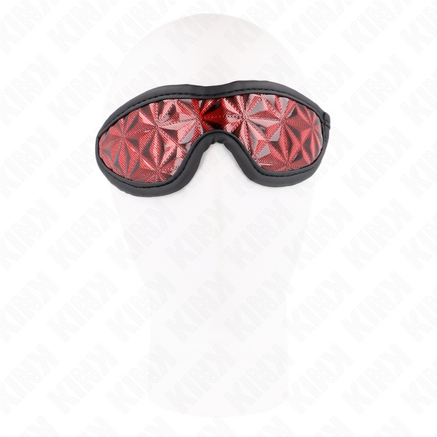 Kink - Fascia Per Capelli Con Motivo A Rombi Rossi 20,5 X 6 Cm