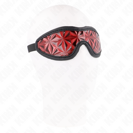 Kink - Fascia Per Capelli Con Motivo A Rombi Rossi 20,5 X 6 Cm