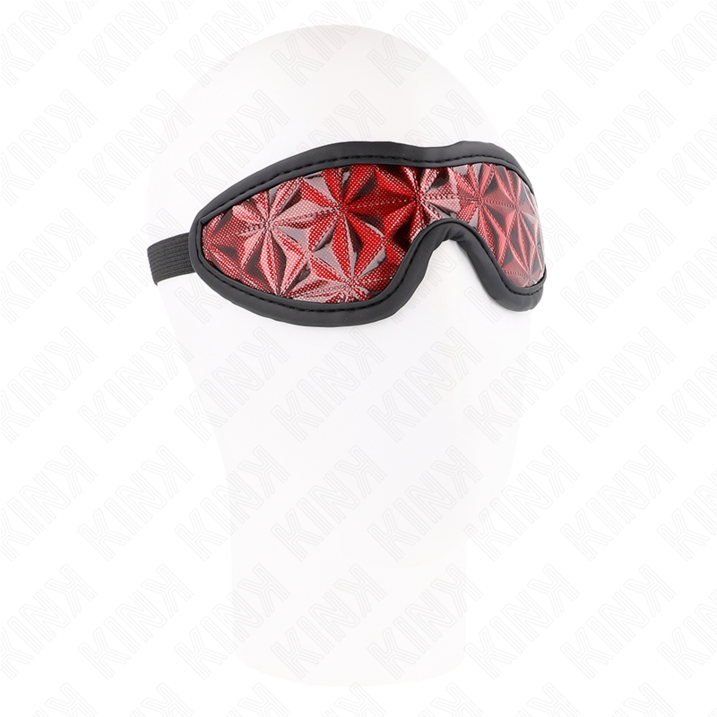 Kink - Fascia Per Capelli Con Motivo A Rombi Rossi 20,5 X 6 Cm