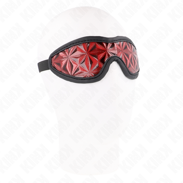 Kink - Fascia Per Capelli Con Motivo A Rombi Rossi 20,5 X 6 Cm