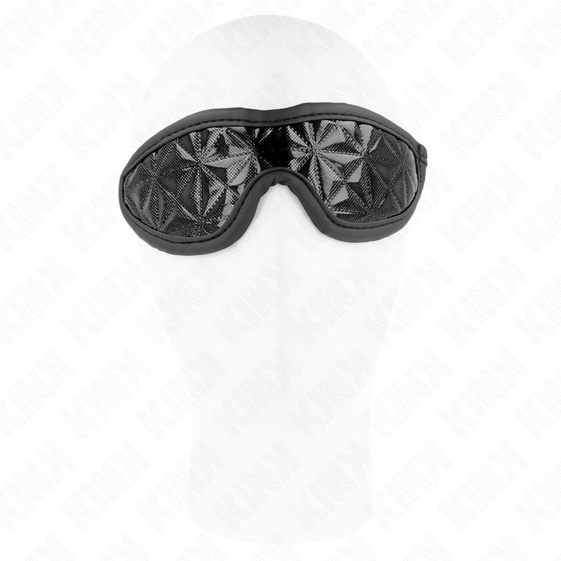Kink - Fascia Per Capelli Con Motivo A Rombi Neri 20,5 X 6 Cm