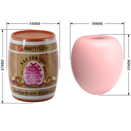 PRETTY LOVE - MASTURBATORE MASCHILE UOVO MODELLO ROSA 2