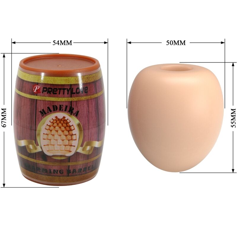Pretty Love - Masturbatore Maschile Egg Flesh Modello 2