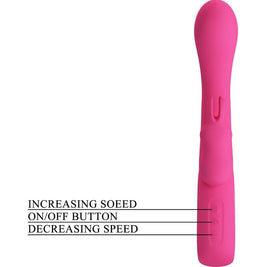 PRETTY LOVE - VIBRATORE NOVAK RABBIT 12 VIBRAZIONI ROSA