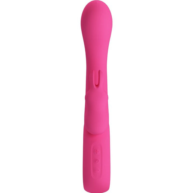 Intense Novak Vibratore Rabbit 12 Modalità in Silicone Rosa - immagine 2