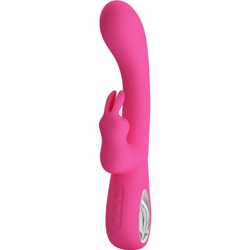 Intense Novak Vibratore Rabbit 12 Modalità in Silicone Rosa - immagine 3