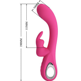 Pretty Love - Vibratore Novak Rabbit 12 Vibrazioni Rosa