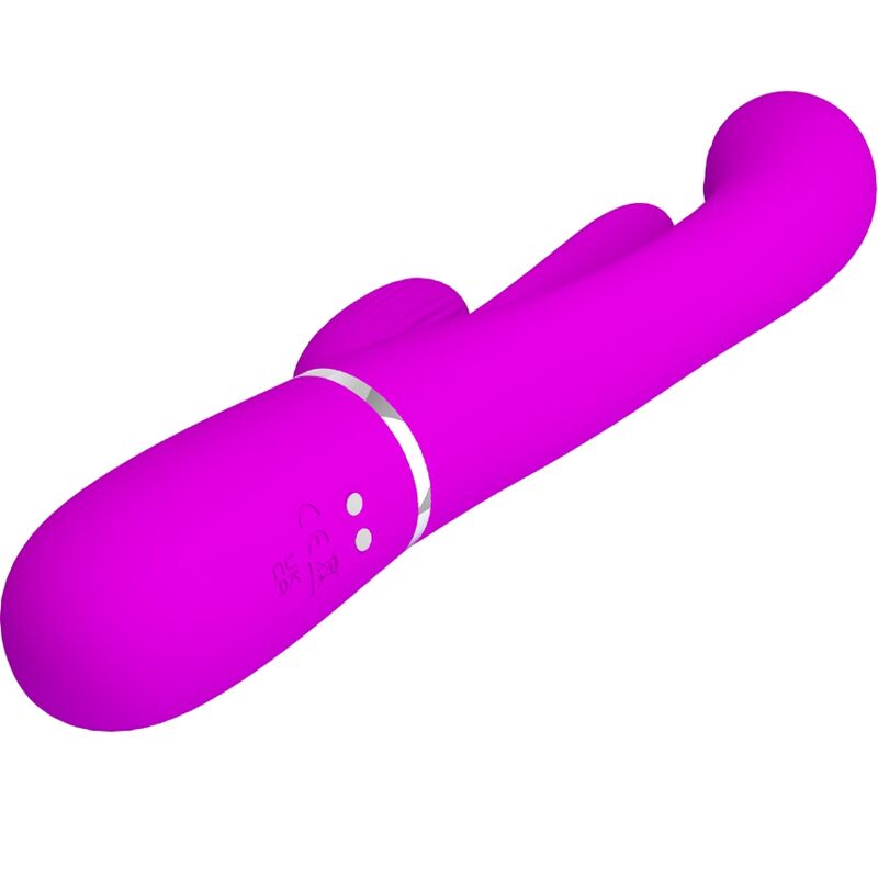 Pretty Love - Shania Vibratore Triplo Coniglio Multifunzione Rosa