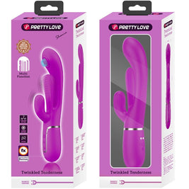 Pretty Love - Shania Vibratore Triplo Coniglio Multifunzione Rosa
