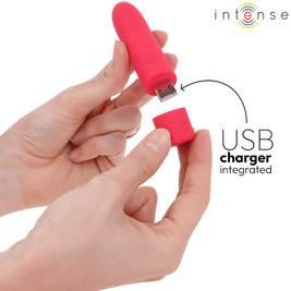 Fun Toys Intense Symone Proiettile Vibrante Ricaricabile USB Rosso - immagine 5