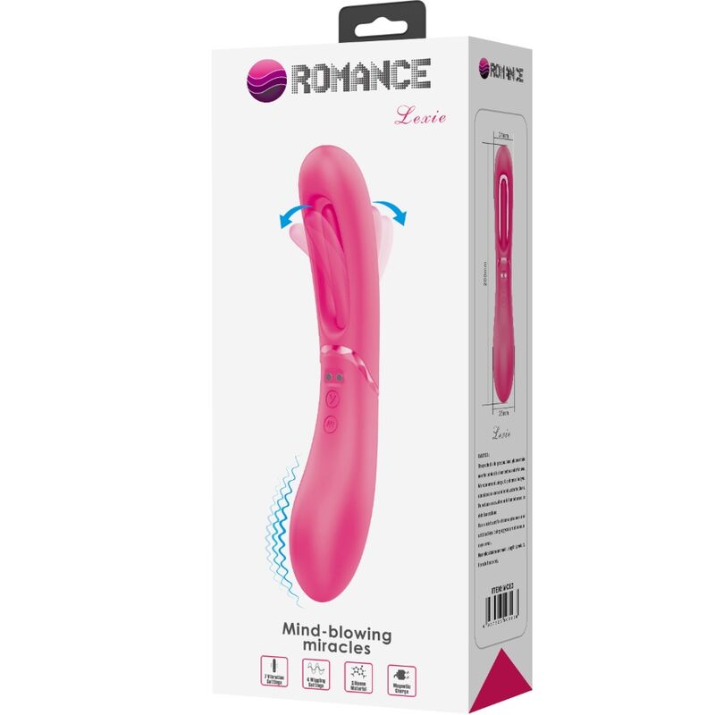 Romance Lexie Vibratore Punto G 7 Vibrazioni in Silicone Rosa - immagine 10