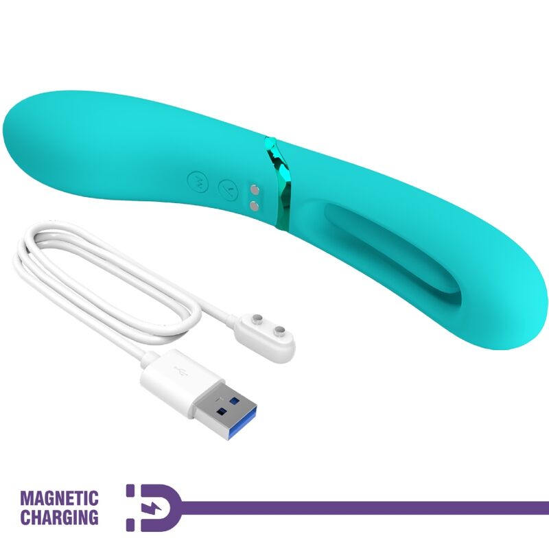 Romance Lexie Vibratore Punto G 7 Vibrazioni in Silicone Blu - immagine 7